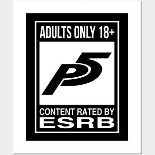 P5 ESRB Posters and Art